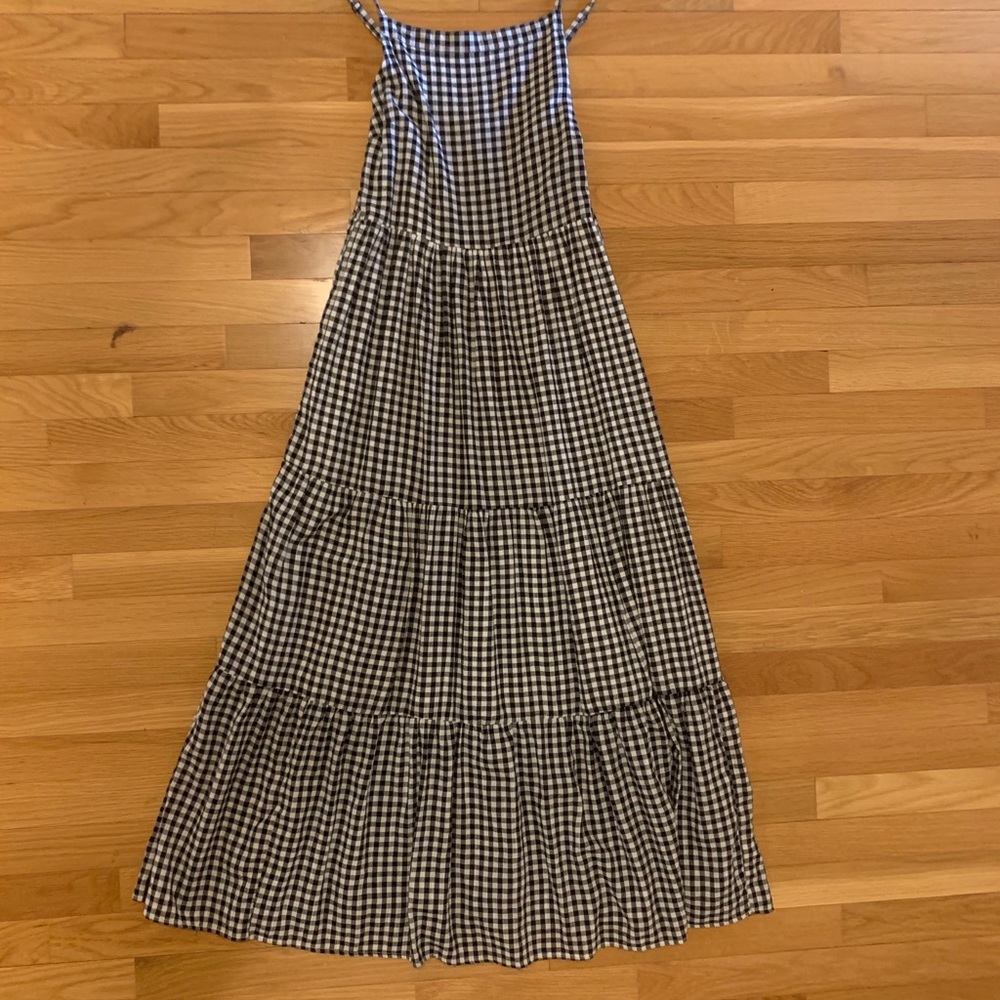 Old Navy gingham maxi dress: size medium